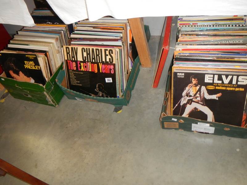 Three boxes of LP records, COLLECT ONLY.