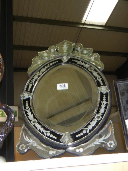 A Venetian style dressing table mirror, COLLECT ONLY.