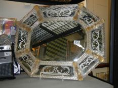 A Venetian style dressing table mirror, COLLECT ONLY.