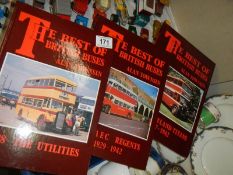 Three volumes 'The Best of British Buses' by Alan Townsen.