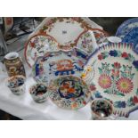 A mixed lot of ceramics including Oriental.