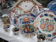 A mixed lot of ceramics including Oriental.