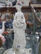 A Parian figure possibly Nell Gwynne.