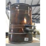 An old copper boiler/tea urn, COLLECT ONLY.