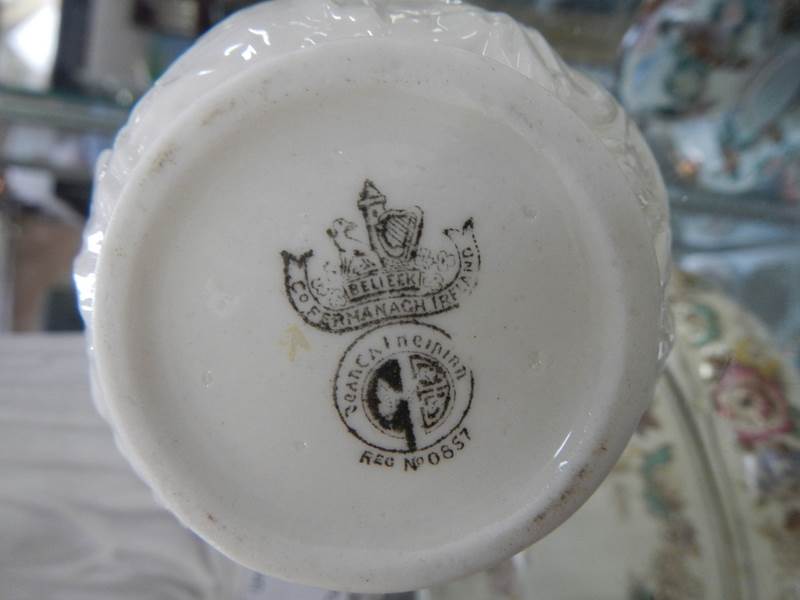 A Belleek jug. - Image 2 of 2