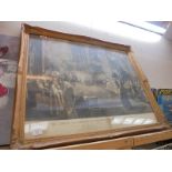 A framed and glazed print entitled 'The Jubilee Celebration in Westminster Abbey -