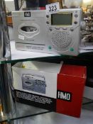 A boxed HMO cassette recorder.