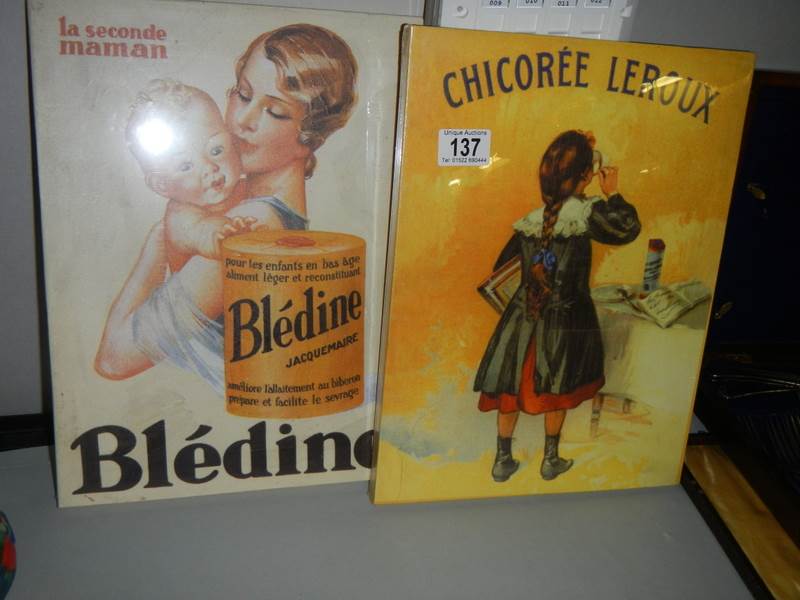 Two French books - La Seconde Maman and Chicoree Leroux.