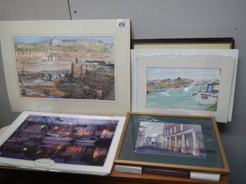 A quantity of framed and unframed paintings and prints, COLLECT ONLY.