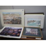 A quantity of framed and unframed paintings and prints, COLLECT ONLY.
