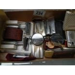 A mixed lot of razors, lighters etc.,