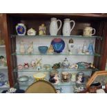 Five shelves of ceramics and glass ware, COLLECT ONLY.