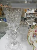 A mixed lot of glass ware, COLLECT ONLY.