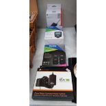 A quantity of boxed (as new) camera accessories including Phottix Odin II TTL flash transmitter,