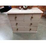 A Victorian painted chest of drawers COLLECT ONLY.
