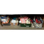 A large quantity of knitting wool, needles, patterns etc COLLECT ONLY