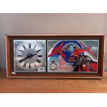 A vintage Red Arrows 21 years of displays wall clock COLLECT ONLY