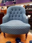 A repro bedroom/library chair COLLECT ONLY