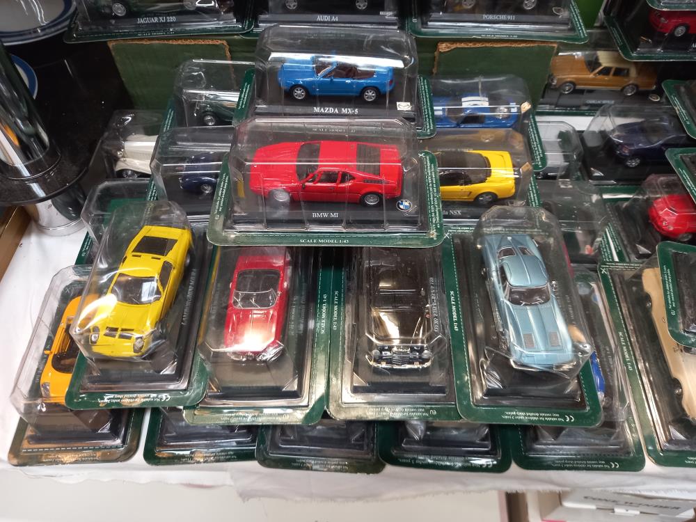 A collection of 70 die cast models from 'The Classic Car Collection' including fact cards etc. - Image 5 of 6