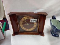 A vintage mantle clock