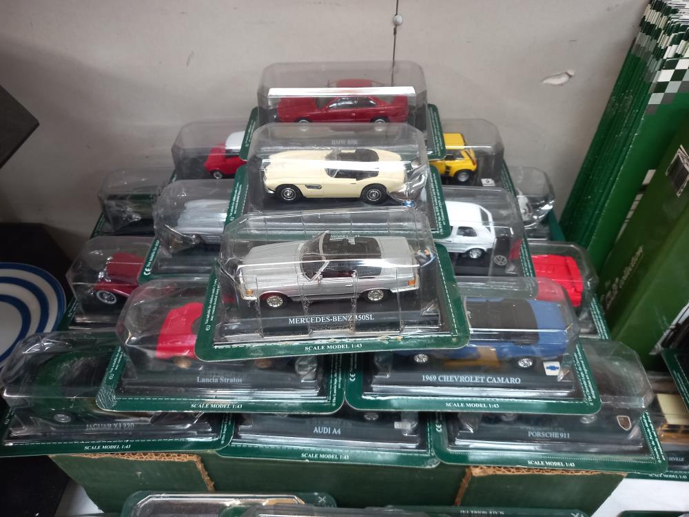 A collection of 70 die cast models from 'The Classic Car Collection' including fact cards etc. - Image 4 of 6