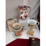 A John Bull character jug 'God speed the plough' loving cup etc. COLLECT ONLY