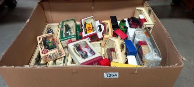 A box of mainly boxed Lledo die cast including Matchbox etc.
