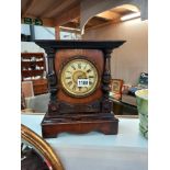 An Edwardian mantle clock COLLECT ONLY