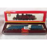 A Hornby '00' R304 LNER Mallard & R2224 LMS Fowler locomotives