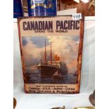 A modern Canadian Pacific retro style sign
