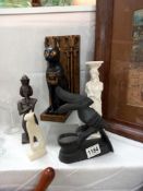 A selection of Egyptian & Grecian style ornaments etc.