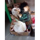 A good selection of collectors dolls