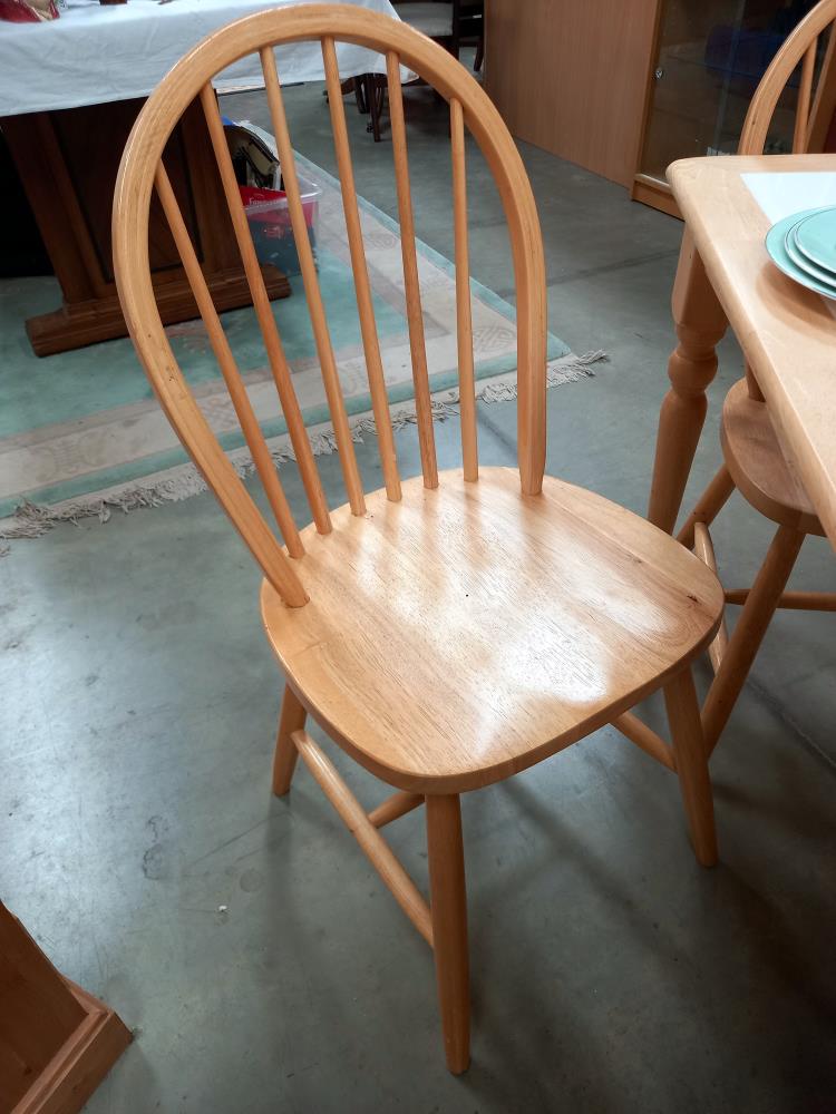 A Tile top kitchen table and chairs COLLECT ONLY. - Image 3 of 3