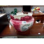 A large pottery jardiniere COLLECT ONLY