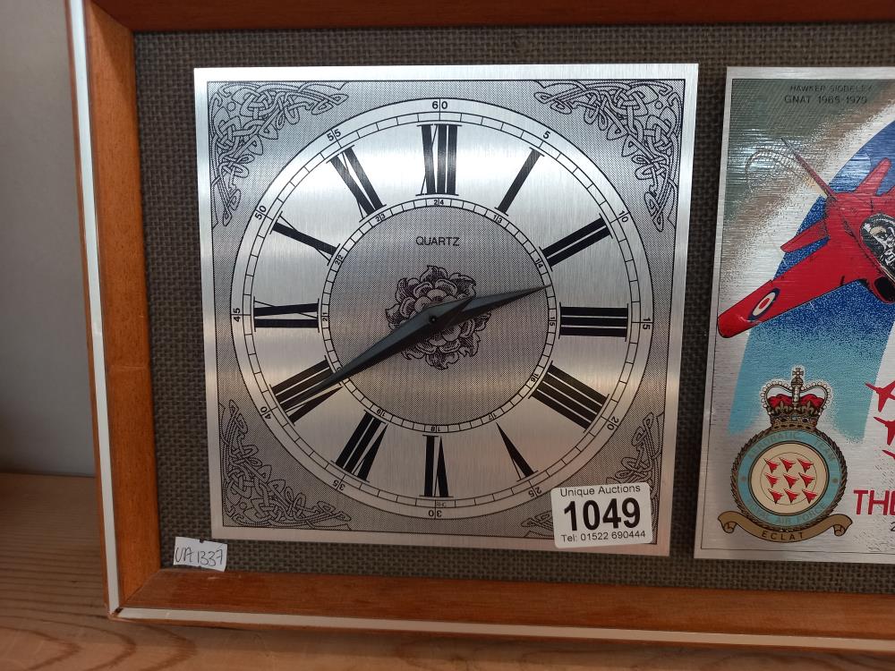 A vintage Red Arrows 21 years of displays wall clock COLLECT ONLY - Image 3 of 3