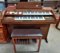 A Hammond electric organ with stool COLLECT ONLY