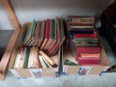 A good collection (2 boxes) of mainly vintage children's books & annuals including Eagle annual 1, 3