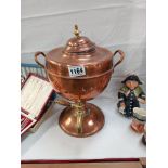 A copper samovar COLLECT ONLY