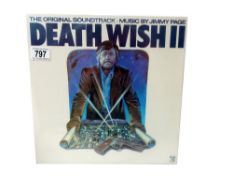 Jimmy Page, Death Wish II, Uk Pressing Soundtrack, 1982, Swan Song Label, SSK59415, Excellent