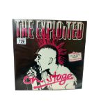 The Exploited On Stage, Clear Vinyl, 1981, Punk, Nr Mint Vinyl