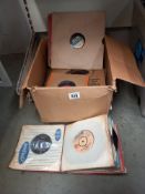 A mixed quantity of 78's & 45's mostly 60's & 70's COLLECT ONLY