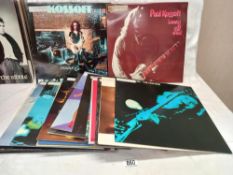 A good lot of rock albums 12" singles x 20, RCM good condition or above, covers used COLLECT ONLY
