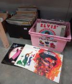 2 boxes of LP's (a good mixed lot) including Abba, Shakin Stevens & Tom Jones etc. COLLECT ONLY