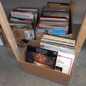 3 boxes of LP's including Slim Whitman, orchestral & soft rock etc. COLLECT ONLY