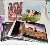 10 Pink Floyd albums & 1 David Gilmour album, RCM grade very good, covers used & 3 x 12" C singles