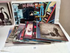 25 Rock LP's including Europe, Nazareth & Harkwind etc. RCM grade very good, covers used COLLECT