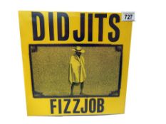 Didjits, Fizz Job, 1986 Punk. U.S Issue c/w Insert, BAM BAM 003, Rare Punk Album, Nr Mint