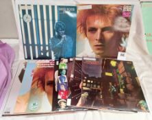 A quantity of David Bowie albums & 12" singles COLLECT ONLY
