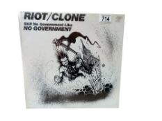 RIOT/CLONE Still No Government Like No Government 2 x LP 1996, c/w Insert, STEPDLP 105 Nr Mint