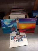 A box of mixed albums, including Sky, Boney M & Shadows etc. COLLECT ONLY